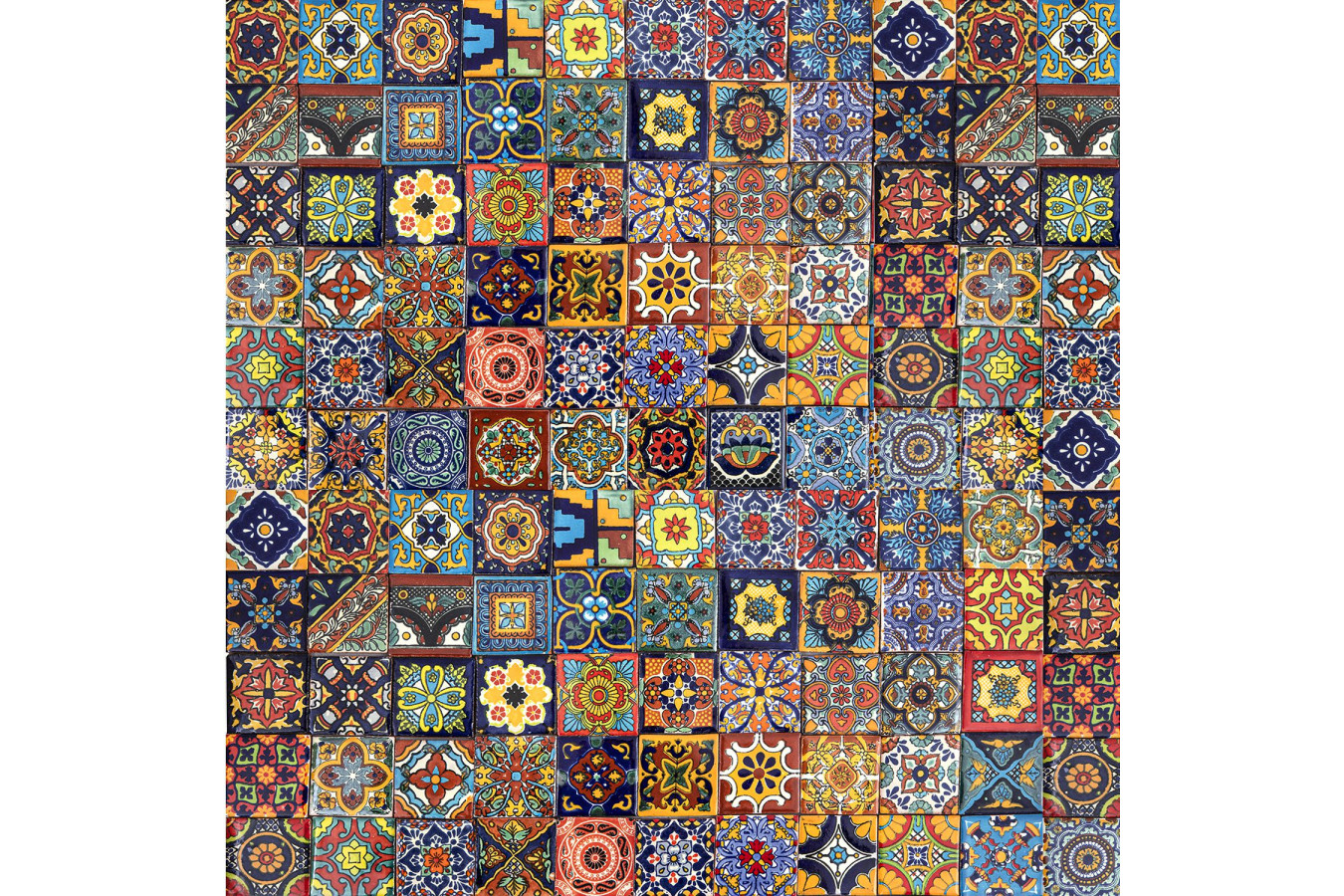Vivo - original Talavera Fliesen aus Mexiko - 5 x 5 cm