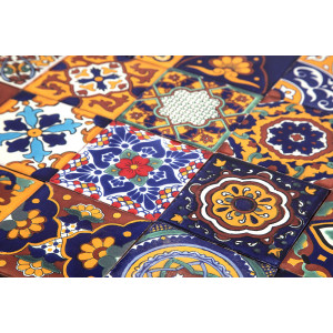 Girasol - Mexikanisches Talavera Patchwork - 30 Stück