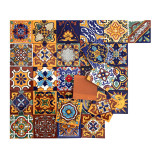 Girasol - Mexikanisches Talavera Patchwork - 30 Stück