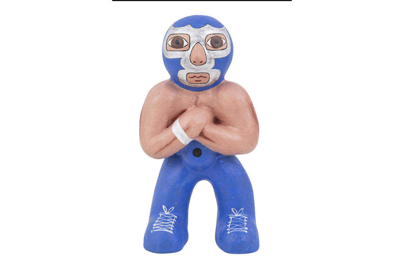 Blauer Dämon - Figur Wrestling-Kämpfers aus Mexiko