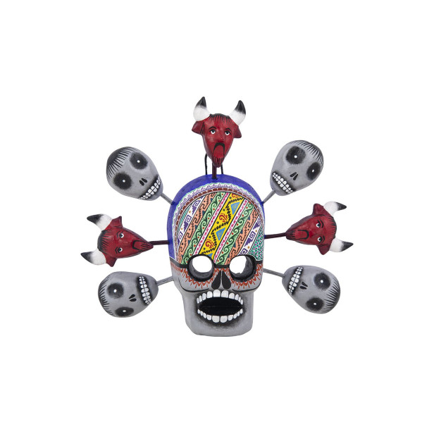 Cabeza diablo y muerto - Kunsthandwerk aus Mexiko