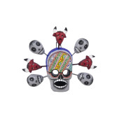 Cabeza diablo y muerto - Kunsthandwerk aus Mexiko