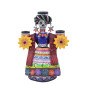 Candelero Frida - Kerzenhalter aus Mexiko - Höhe 21 cm 