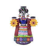 Candelero Frida - Kerzenhalter aus Mexiko - Höhe 21 cm