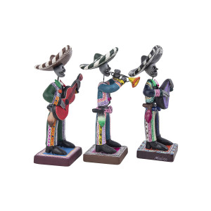 Mariachi-Musiker-Figur - Kunsthandwerk aus Mexiko