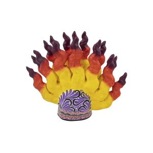 Craneo con flamas - brennender Schädel aus Mexiko