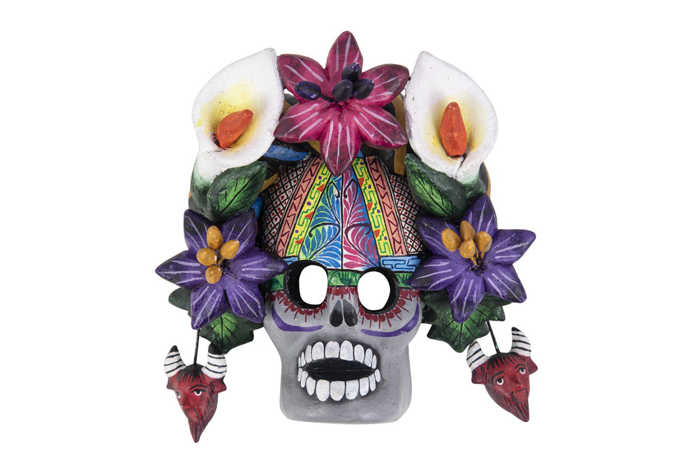 Frida con flores - Hängende Dekoration aus Mexiko