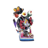 Frida con corona - stehendes Ornament aus Mexiko