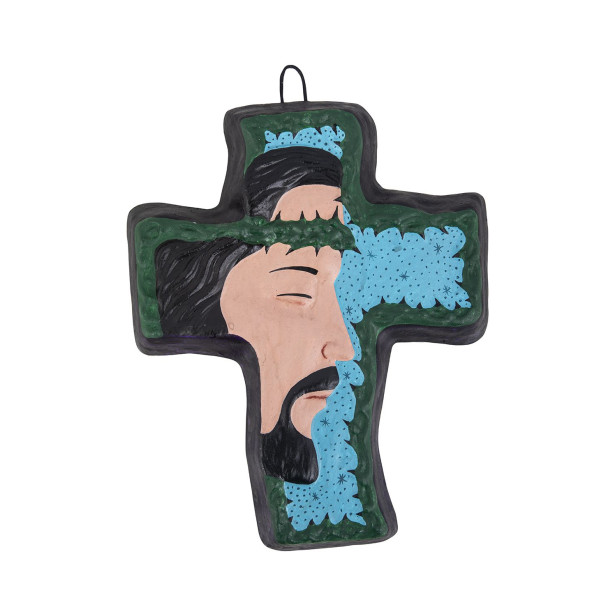 Cruz Cristo Espinas - sakrale Kunst aus Mexiko