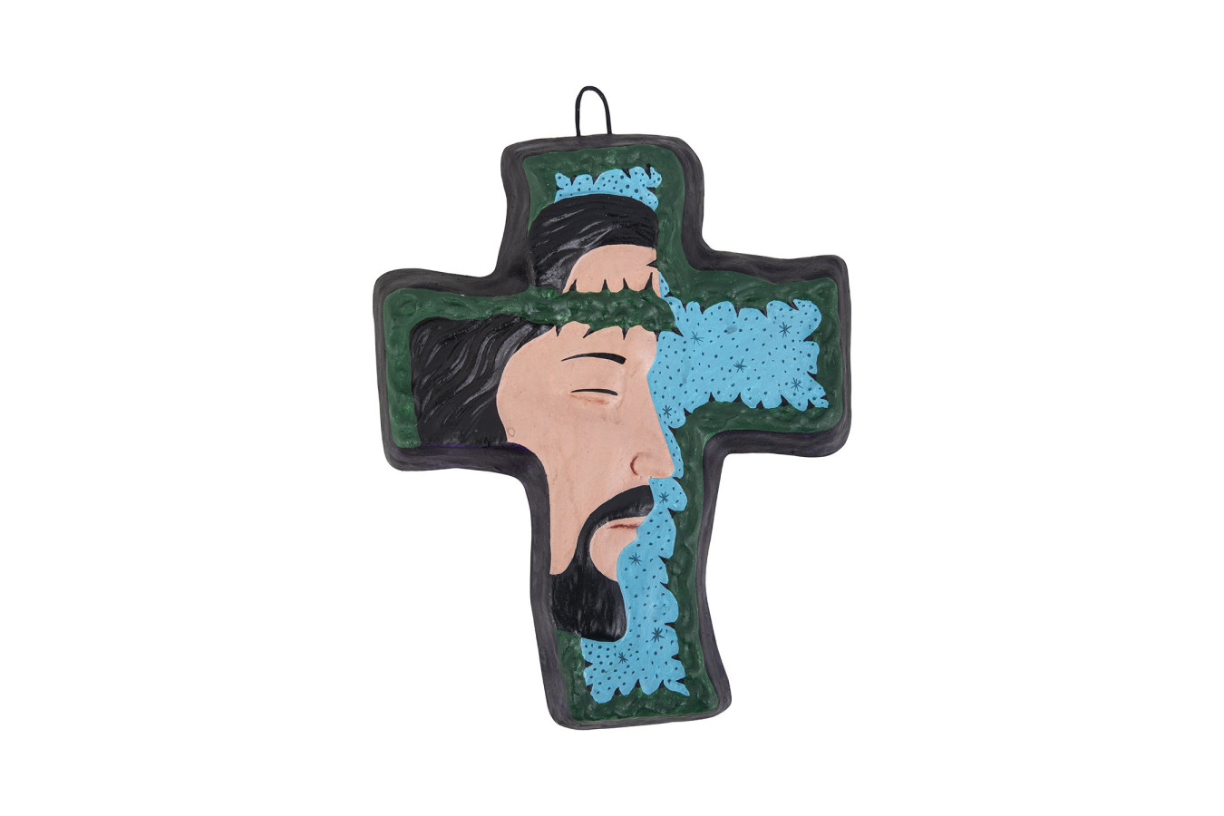 Cruz Cristo Espinas - sakrale Kunst aus Mexiko