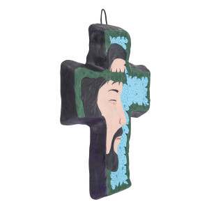 Cruz Cristo Espinas - sakrale Kunst aus Mexiko