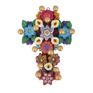 Figura Cruz 35 cm - sakrale Kunst aus Mexiko