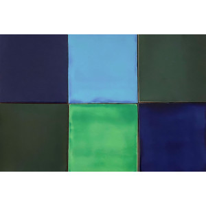 Malaquita - Patchwork aus einfarbigen Fliesen - 90 Stück, 1 m2