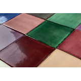 Ciruela - Patchwork aus einfarbigen Fliesen - 90 Stück. 1 m2
