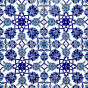 Aysu - Iznik Keramikfliesen 20x20 cm, Packung mit 12 (0,48 m2) 