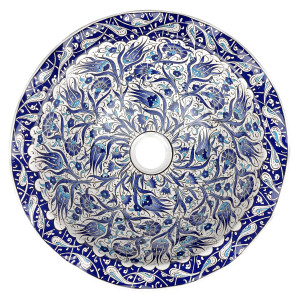 Ebru – Iznik Aufsatzwaschtisch aus Keramik