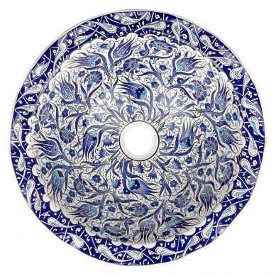 Ebru – Iznik Aufsatzwaschtisch aus Keramik
