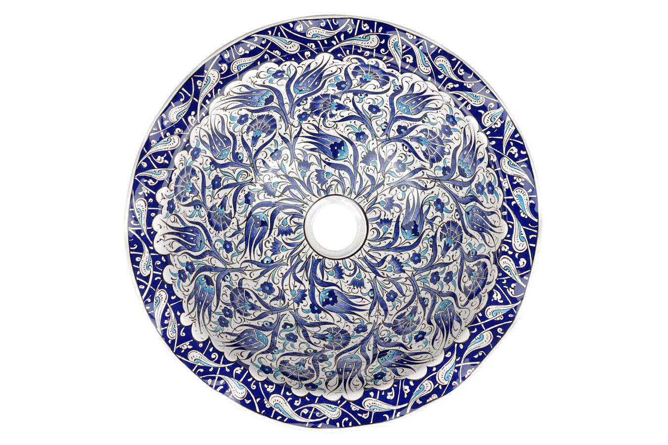 Ebru – Iznik Aufsatzwaschtisch aus Keramik