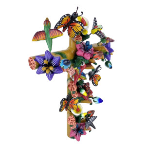 Cruz Mariposa - Kreuz - Kunsthandwerk aus Mexiko