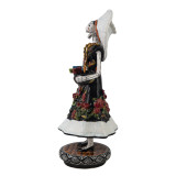 Catrina Tehuana - traditionelle Figur aus Mexiko mit Talavera-Motiv