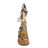 Frida Lisa - traditionelle Figur aus Mexiko mit Talavera-Motiv