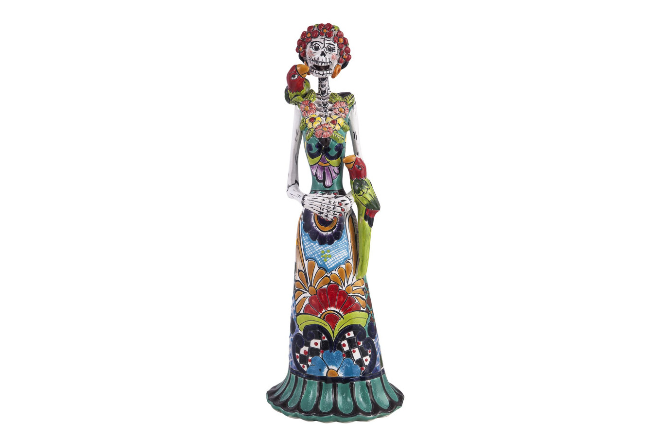 Frida Guacamayo - traditionelle Figur von La Catrina