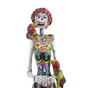 Frida Guacamayo - traditionelle Figur von La Catrina