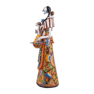 India No.2 - traditionelle La catrina Figur aus Mexiko