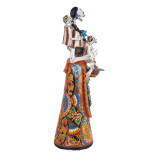 India No.2 - traditionelle La catrina Figur aus Mexiko