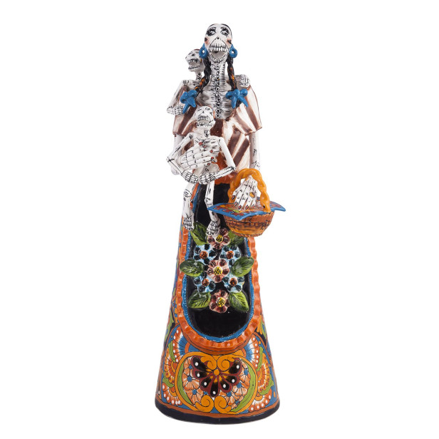 India No.2 - traditionelle La catrina Figur aus Mexiko