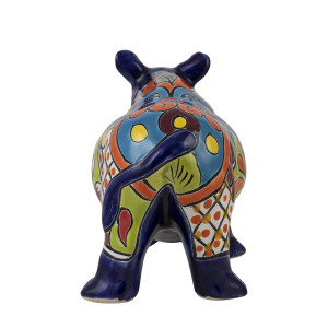 Vaca - dekorativer Kopf einer Kuh - Talavera-Keramik
