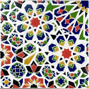 Mattullah - Marokkanische Keramikfliesen 20x20cm