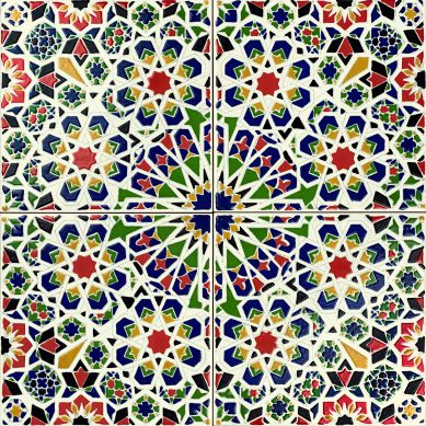 Mattullah - Marokkanische Keramikfliesen 20x20cm