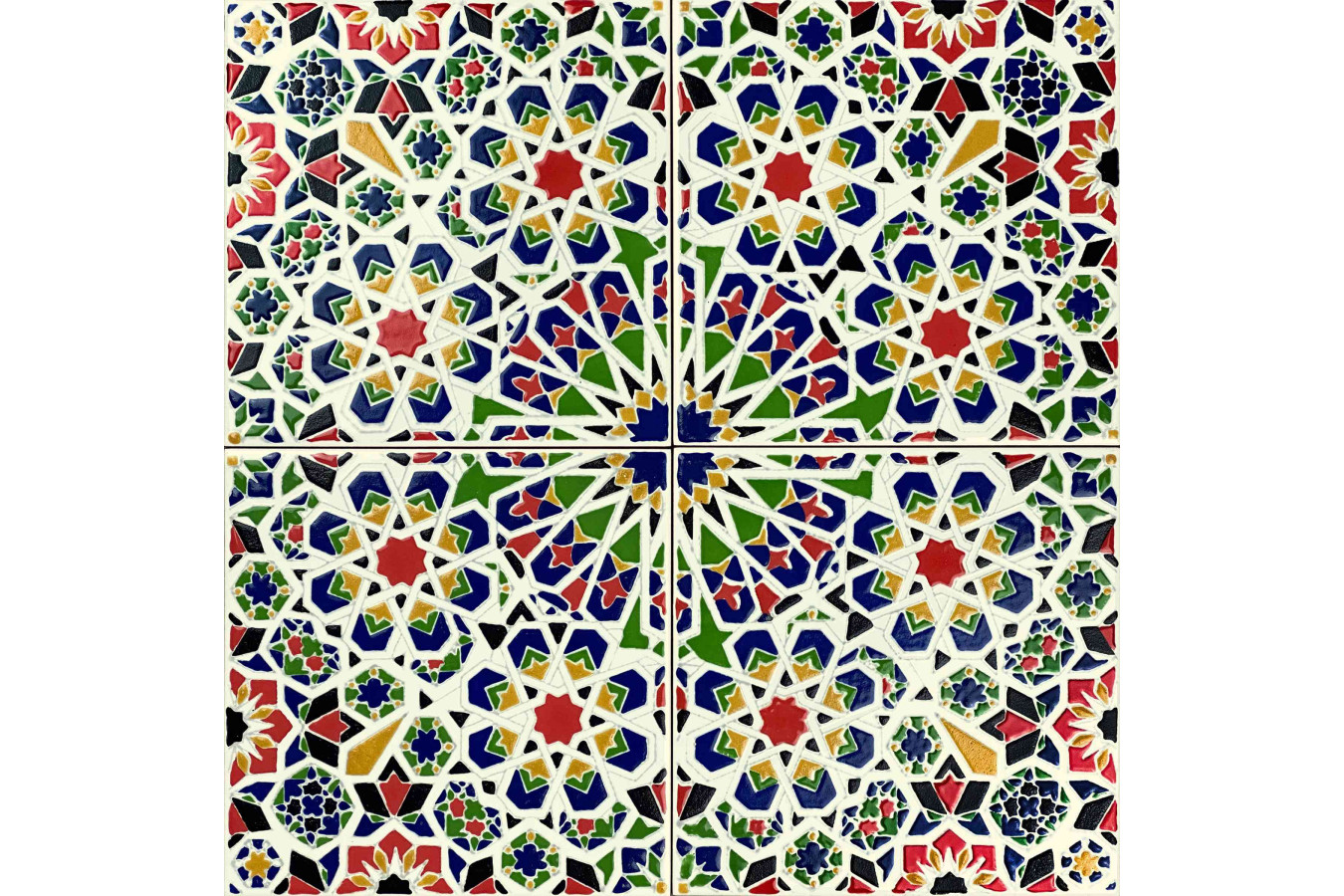 Mattullah - Marokkanische Keramikfliesen 20x20cm