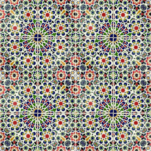 Mattullah - Marokkanische Keramikfliesen 20x20cm
