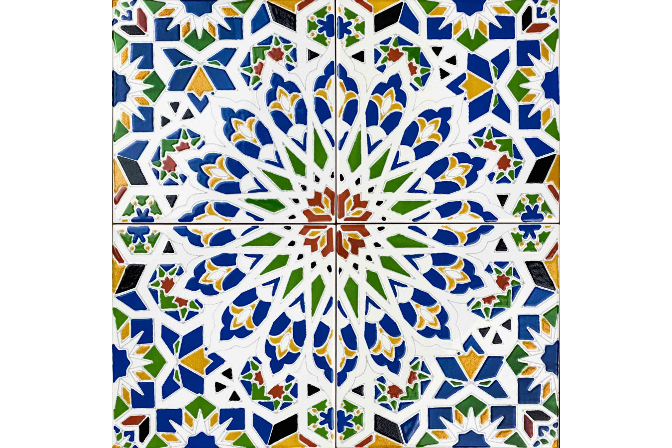 Nazir - Marokkanische Keramikfliesen 20x20cm
