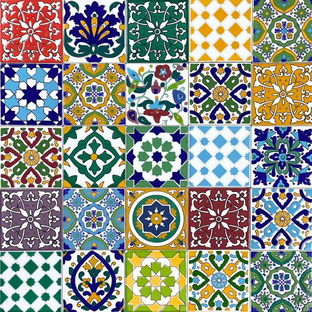 Pazzo - tunesisch dekoratives Patchwork 10 x 10 cm