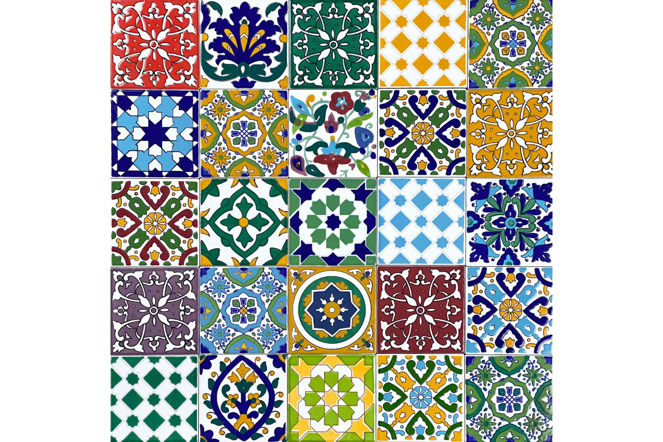 Pazzo - tunesisch dekoratives Patchwork 10 x 10 cm