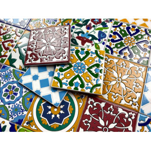 Pazzo - tunesisch dekoratives Patchwork 10 x 10 cm