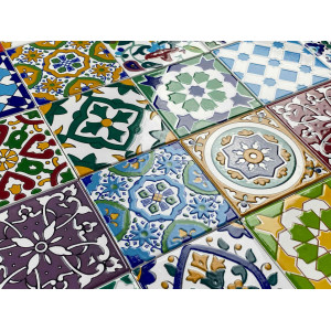 Pazzo - tunesisch dekoratives Patchwork 10 x 10 cm