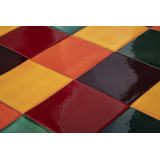 Borgońa - patchwork aus einfarbigen Fliesen - 90 Stück, 1 m2