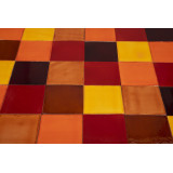 Caramelo - Patchwork aus einfarbigen Fliesen - 90 Stück, 1 m2
