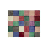 Ciruela - Patchwork aus einfarbigen Fliesen - 90 Stück. 1 m2