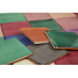 Ciruela - Patchwork aus einfarbigen Fliesen - 90 Stück. 1 m2