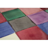 Ciruela - Patchwork aus einfarbigen Fliesen - 90 Stück. 1 m2