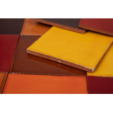 Caramelo - Patchwork aus einfarbigen Fliesen - 90 Stück, 1 m2