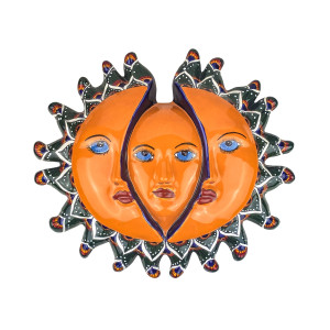 Naciente  - Figurine der Sonne mit einem zweiten Gesicht, das auftaucht