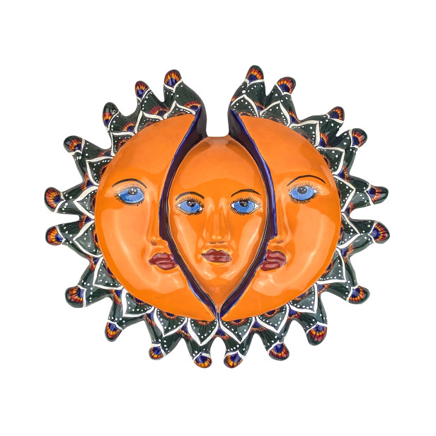 Naciente  - Figurine der Sonne mit einem zweiten Gesicht, das auftaucht