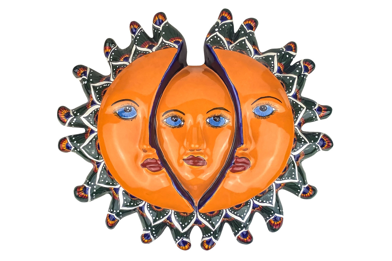 Naciente  - Figurine der Sonne mit einem zweiten Gesicht, das auftaucht