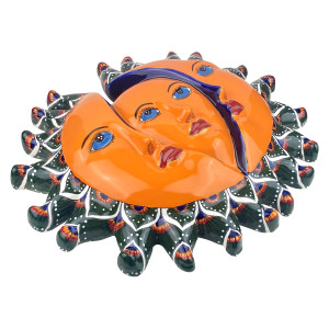 Naciente  - Figurine der Sonne mit einem zweiten Gesicht, das auftaucht